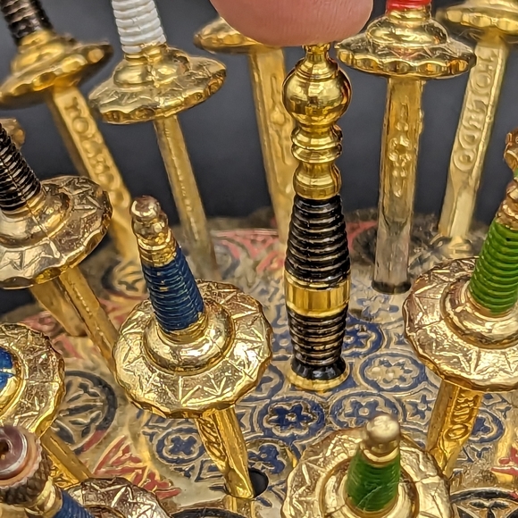 A Toledo Spain Large Stand of 18 Sword of Cocktail sticks - Picture 14 of 14